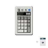 8Bitdo 18 Keys Retro Mechanical Numpad, Supports PC Numpad & Standard Calculator Mode, Hot-swappable, PC Calculator Shortcut Button, Bluetooth/2.4G/Wired Numpad for Windows and Android - M Edition