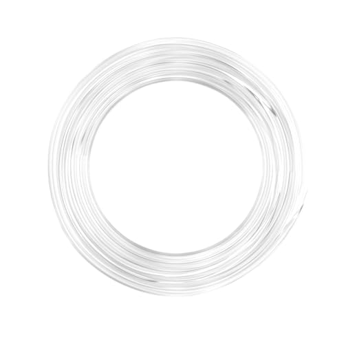 HNJPC PU tube 8mm OD 5mm ID Polyurethane tubing Pneumatic hose air pump Air compressor gas pipe air line Clear 100Ft 32 Meter