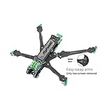 FlyFishRC Volador II VD5 Deadcat T700 Carbon Fiber FPV Drone Quad Frame Kit Compatible for DJI O3 Air Unit Caddx Vista 6mm Arm 5 Inch RC Hobbies Cinematic Quadcopter HD Freestyle w/TPU Parts