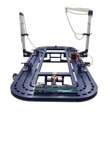 5 Star Tools Auto Body Frame Machine, 22 Ft Long, 2 Heavy-Duty 10-Ton Towers, Clear Floor Design