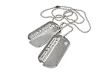 James Bucky Barnes WWII Style Military Dog Tags - Screen Accurate (Movie Version)