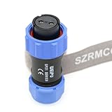 SZRMCC SP21 Connector 2 Pin Female 12V 30A Circular Aviation Connector Plug IP68 Waterproof Industrial for BLUETTI AC200MAX Solar Power Station (Female)