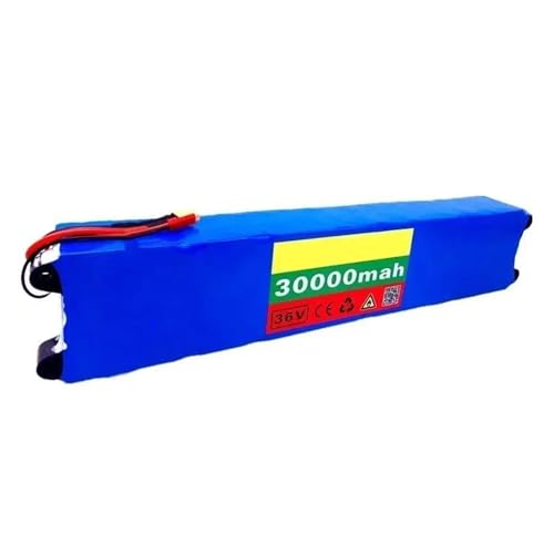 WJDXCH Electric Scooter Lithium Battery M365 36v 30ah，Compatible for Kick Scooter Battery Pack 36v 30000mah Electric(Battery+EU Plug)