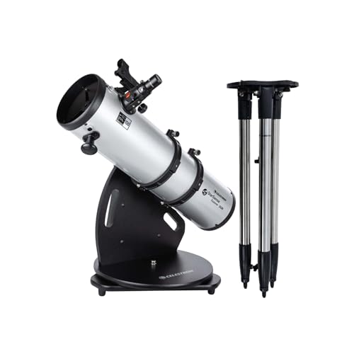 Celestron Starsense Explorer 150mm Tabletop Dobsonian Telescope - Smartphone App-Enabled for Stargazing Enthusiasts Bundle with Metal Adjustable Tripod (2 Items)