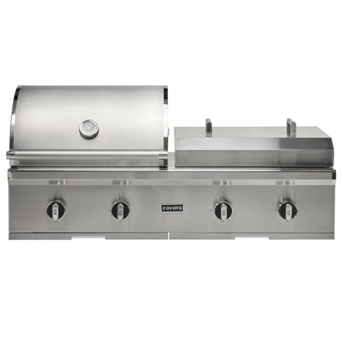 COYOTE OUTDOOR LIVING - 50" Combo Built-In NG Grill - Natural Gas - Model C3CO50NG