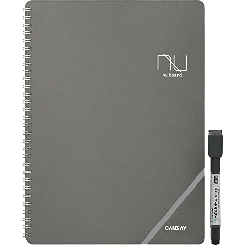 Nu Board A4 Size (8.8 x 11.9 inch) NGA403FN08 Whiteboard Notebook - Dry Erase Notebook - Environmentally Reusable Notebook