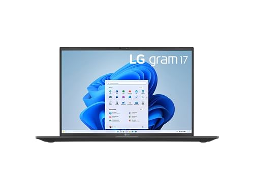 LG 2023 Gram 17Z90R-H 17” WQXGA IPS Touchscreen Laptop 12-Core Intel Core i7-1360P Iris Xe Graphics 32GB LPDDR5 4TB SSD Thunderbolt 4 USB-C w/DP WiFi AX BT Webcam HDMI2.0 Backlit KB Windows 10 Pro