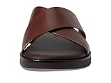 Cole Haan Men's Nantucket Cross Strap Sandal, Woodbury/Java, 10