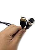 BOUUNCIY M12 4 Pins to USB Cable, Female to USB Male Connector Molding Cable A Code Straight Industrial Molded Cable IP67 Waterproof Unshielded PVC Cable 250V 4A AC/DC 1Meter AWG26（3.28ft）