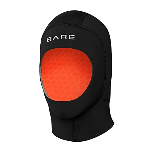 BARE 7mm Ultrawarmth Dry Hood | Designed to be Worn with BARE Wetsuit | Made with Unique Omnired Inner Fabric and Elastek Full-Stretch Outer Fabric | Great for Scuba Diving | Comfortable | L