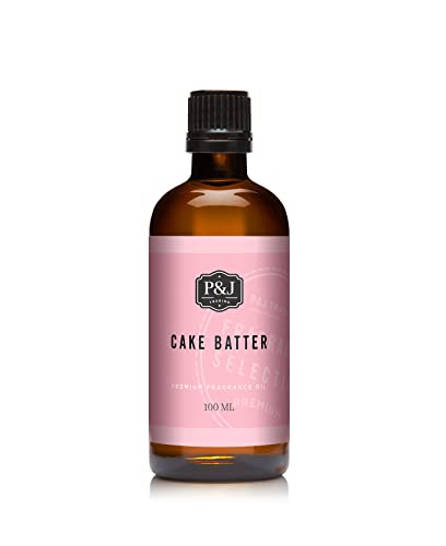 P&J Trading - Cake Batter Scented Oil 100ml - Fragrance Oil for Candle Making, Soap Making, Diffuser Oil