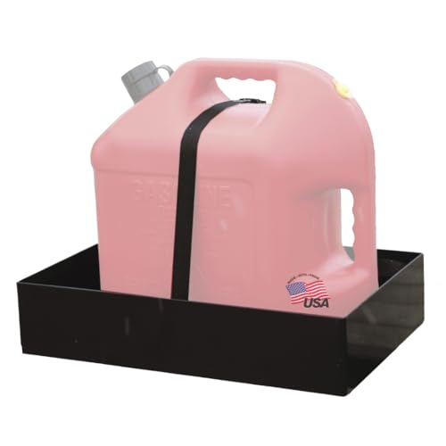 Buyers Products LT30 Gas Container Rack for Open & Enclosed Landscape Trucks and Trailers, 2.5/5 Gallon Can Holder, Made In The USA, Landscape Trailer Accessories, Lawn Care Equipment, Landscape Tools