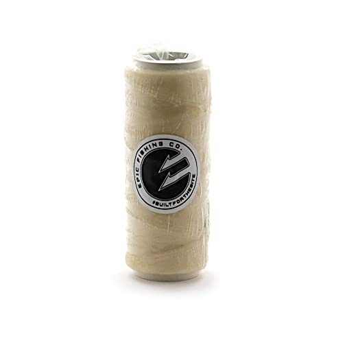 Rigging Floss | Waxed Thread | Use for Lure Skirting, Baits, and More | Epic Fishing Co. | 30lb Test - 1/8lb Roll
