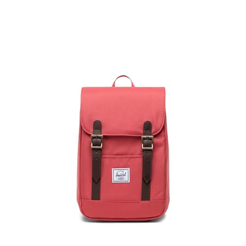 Herschel Retreat Vintage Backpack – 10L Travel, Work & College Bag, Fits 16" Laptop, Padded Straps, Water Bottle Pocket, Durable Backpack for Men & Women, Mineral Rose