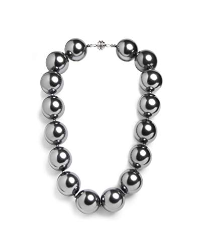 Hot Girls Pearls Sterling Grey 16" Cooling Necklace | Stylish Way To Stay Cool While Looking Hot | FREE Insulated Travel Pouch Included With Every Item.