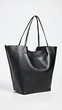 Madewell Women's Oversized Soft Grain Shopper Tote, True Black, One Size