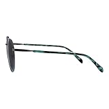 Life is Good Peaceful Bank Polarized Round Sunglasses, Teal, 56