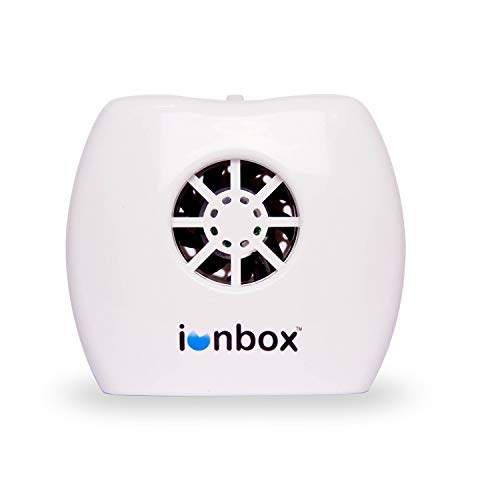 IonPacific ionbox - Highest Output Negative Ion Generator & Portable Air Ionizer for Bedroom, Kitchen, Office, Reduces Odor, Smoke, Dust, Dander, Mini Air Cleaner