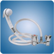 SHOWER MIXER WHITE