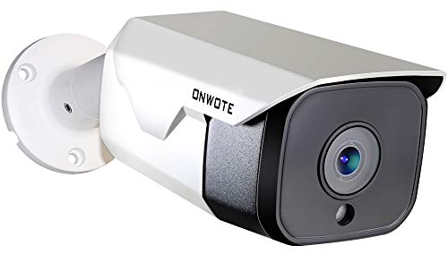 ONWOTE 6MP Super HD PoE IP Security Camera with Audio, AI Human Vehicle Detection, 3072x2048 6 Megapixels, 122° FoV, Indoor/Outdoor Commercial Wired Camera for Business, Add-on to PoE NVR System