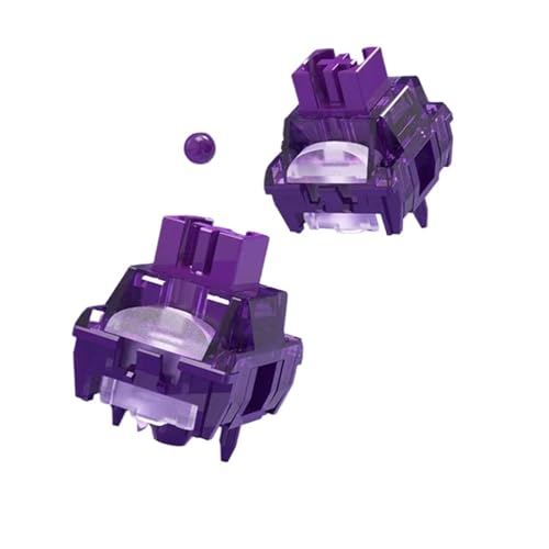 LABDIP Flaming Purple Keyswitch V2 Linear Switch 42g 3 Pins Office Gamer Electronic Sports Mechanical Keyboard Lubed Switches (110PCS)