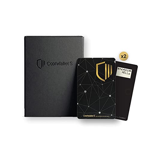 CoolWallet S Duo - Dual Bluetooth Crypto Wallets with EAL5+ Security Chip - Supports Bitcoin, Ethereum, ERC-20, BEP-20 Tokens - Water-Resistant & Tamper-Proofs, BEP20 Tokens