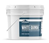 Earthborn Elements White Quinoa, 1 Gallon, Gluten-Free, Raw, Vegan, Packaged in a Resealable Bucket