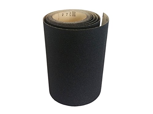 8 Inch x 5 Meters Starcke Sandpaper Rolls - 80 Grit Silicon Carbide Sand Paper Rolls, Heavy Duty Roll Sandpaper Sheets for Wood, Stone, Concrete and Plastics, Auto Sandpapers, Wood Floor Sanders
