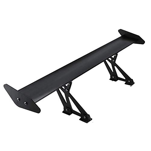 Mophorn GT Wing Spoiler 43.3inch Adjustable Universal Lightweight Aluminum Car Rear Spoiler Wing,Racing Spoiler BGW/JDM Drift