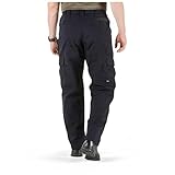 5.11 Tactical Cargo Pants for Men, Taclite Pro Ripstop Mens Work Pant, Lightweight Performance, Dark Navy, 36W x 32L, Style 74273ABR