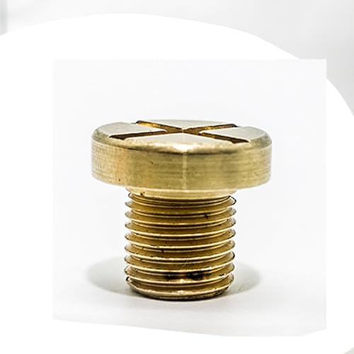 AMCC Upgrade Brass Coolant Air Bleeder Screw Compatible with BMW N13 N16 N18 N20 N42 N46 N52 N54 N55 N63 N74 S63 M54 B38 B48 B58 Series 1 2 3 4 5 6 7 X1 X3 X4 X5 X6 X7 engines Replaces: 11537793373