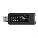 AugustknowU USB Cable Tester, USB C Power Meter USB Tester 4.5-36V 0-5A Voltmeter Ammeter Digital Tester Measuring Device(A)