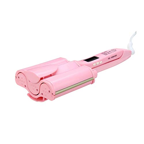 NOALED Ceramic Three Tubes Hair Curlers Digital Display Big Hair Waver Curling Irons Curler Quick Heat Hair Style Tool
