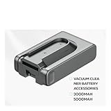 MoVols P2033-8S1P-PAA 5000mAh Replacement Battery, Compatible for Dreame T30, Cordless Vacuum Cleaner Rechargeable Removable Cordless Extra Battery(Gray-4000mAh)