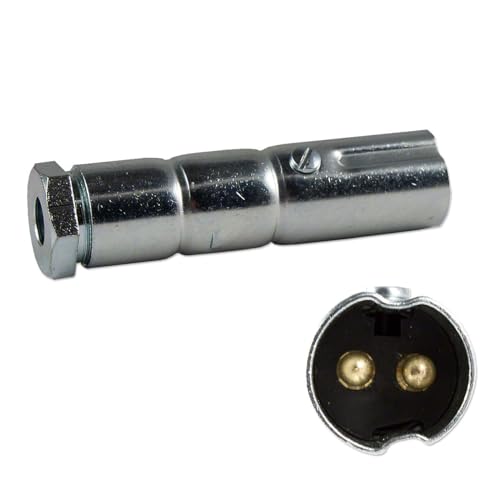 Auxiliary Male 2-Pin Connector Plug Fits International Ford John Deere Massey Allis Chalmers Case Cockshutt Minneapolis Moline White/Oliver Tractor