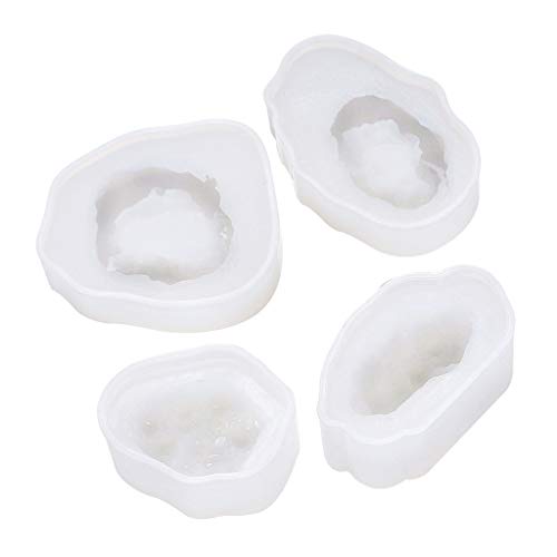 Natural Stone Resin Mold Crystal Quartz Rock Cluster Geode Druzy Gem Pendant Silicone Mold DIY Jewelry Decoration Resin Molds Home Decor