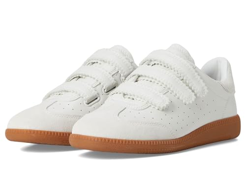 Steve Madden Women's Momentum Sneaker, White, 7