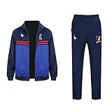 HORNIGHT Football Jacket Pants Suit Blue Soccer Track Lightweight Sports Tracksuit Training Sportswear Set Adult Size