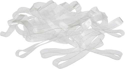 Rubber Bands BLLNDX 100pcs High Temperature Resistance Transparent Rubberbands, 100x5mm