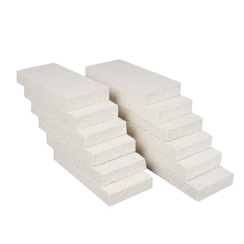 28 Pieces Insulating Fire Brick for Ovens, Kilns, Blacksmith, Fireplaces, Forges 9" x 4.5" x 1.25" 2300F Rated Insulating Fire Bricks