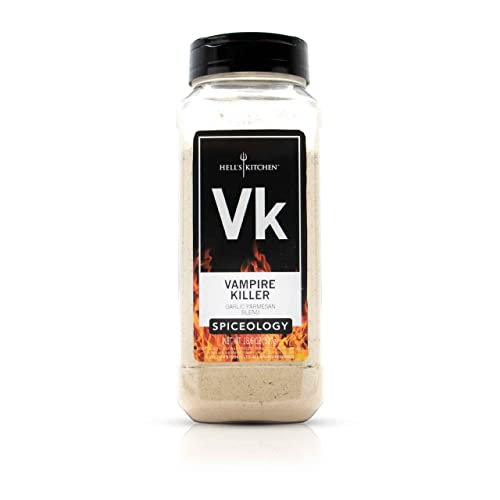 Spiceology & Hell's Kitchen - Vampire Killer - Garlic Parmesan Spice Blend - Savory All-Purpose Seasoning - 18.6 oz