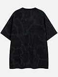 Aelfric Eden Mens Graphic Tee Shirts Oversized Baggy Loose Cotton T-Shirt Streetwear Casual Summer Y2k Shirt Black