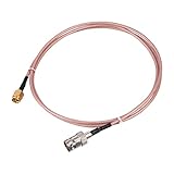 urcianow 2Pcs BNC Female to SMA Male Connectors 3FT RF Antenna Extensor Pigtail Jumper RG316 Coaxial Cable Widely Used for High Frequency Transmission…