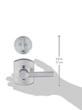 Schlage B81 626 Deadbolt with Standard Trim, Non-Keyed One Sided Deadbolt, Highest Residential Security, Satin Chrome