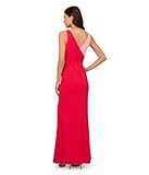 Adrianna Papell Women's Two-Tone Evening Gown, Pink/Red, 18