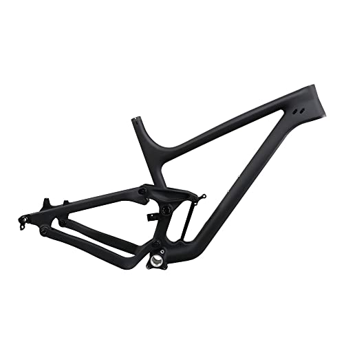 IMUST 27.5+/29er Carbon Full-Suspension Trail/Enduro Mountain Bike Frame BSA Bottom Bracket Carbon MTB Boost Frame Supspension P1 (UDM, L)