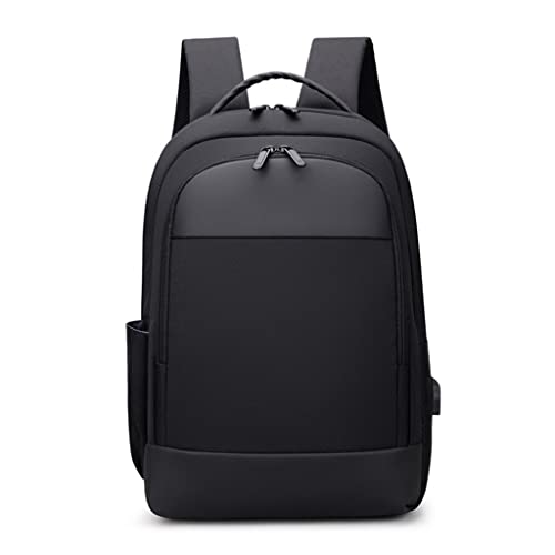 6hftuiiii Mochila Masculina Multifuncional Bolsa Impermeável Com Tecido Oxford para Laptop Carregamento USB (Color : Gray Size : 43 * 30 * 15cm) (Black 43 * 30 * 15cm)