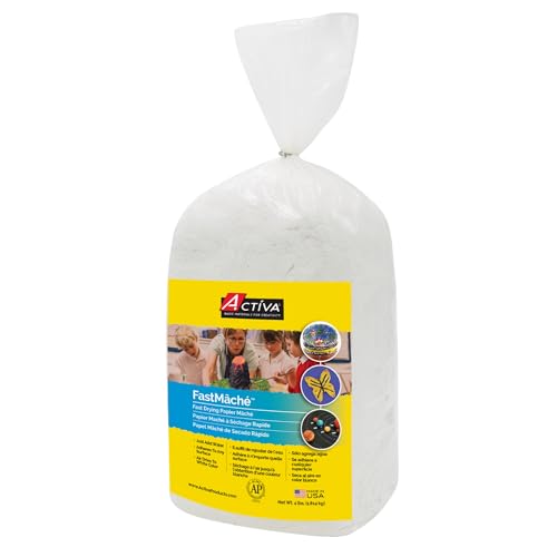 ACTIVA Fast Mache Fast Drying Instant Papier Mache - 4 pounds