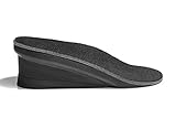 CALTO Premium Height Increase Insole - Ergonomic Heel Lifts for Elevator Shoe Increasing Effect - 3/4 Length Insole - Adjustable 1.8 Inch Taller - IK308 Black