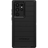 OtterBox Defender Series Case for Samsung Galaxy S22 Ultra (Only) - Case Only - Microbial Defense Protection - Non-Retail Packaging - Black